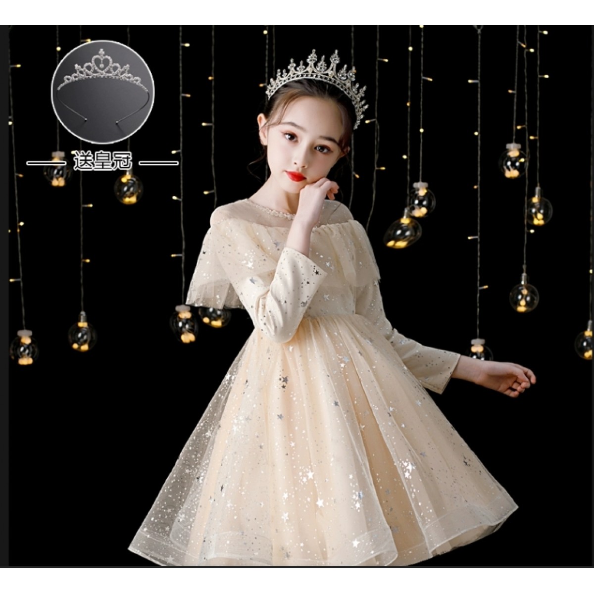 礼服女童公主裙花童婚礼小女孩儿童生日